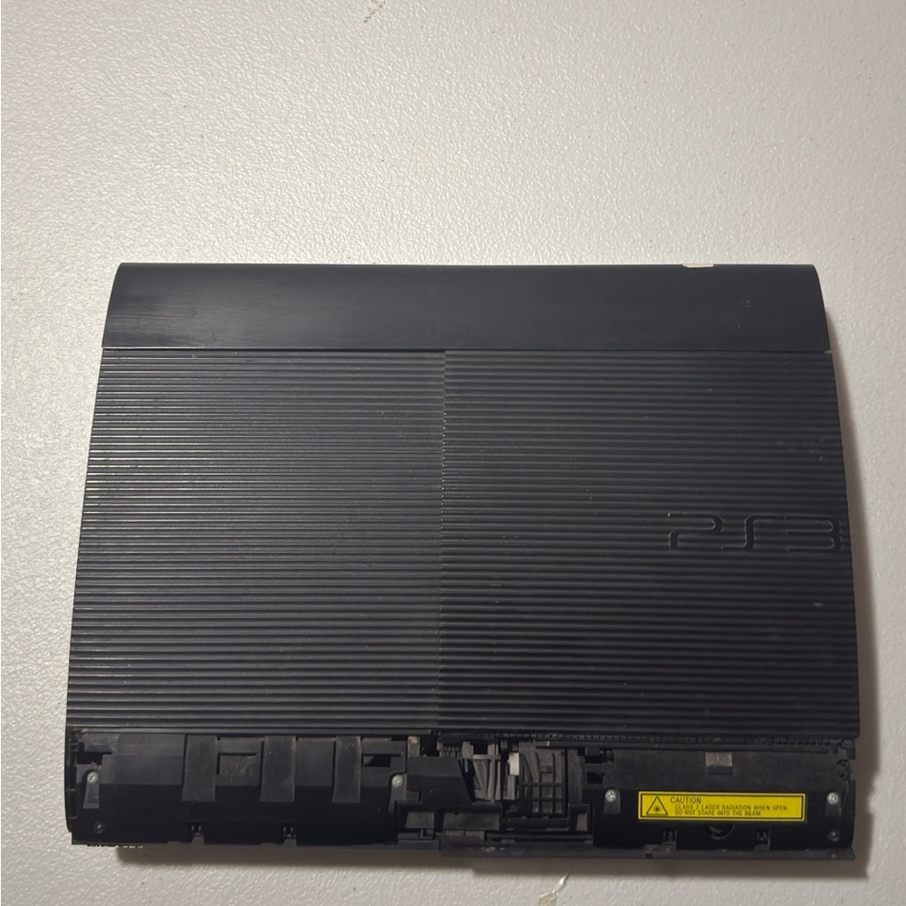 Sony Black PS3 Console Cover still working comes with cables no box